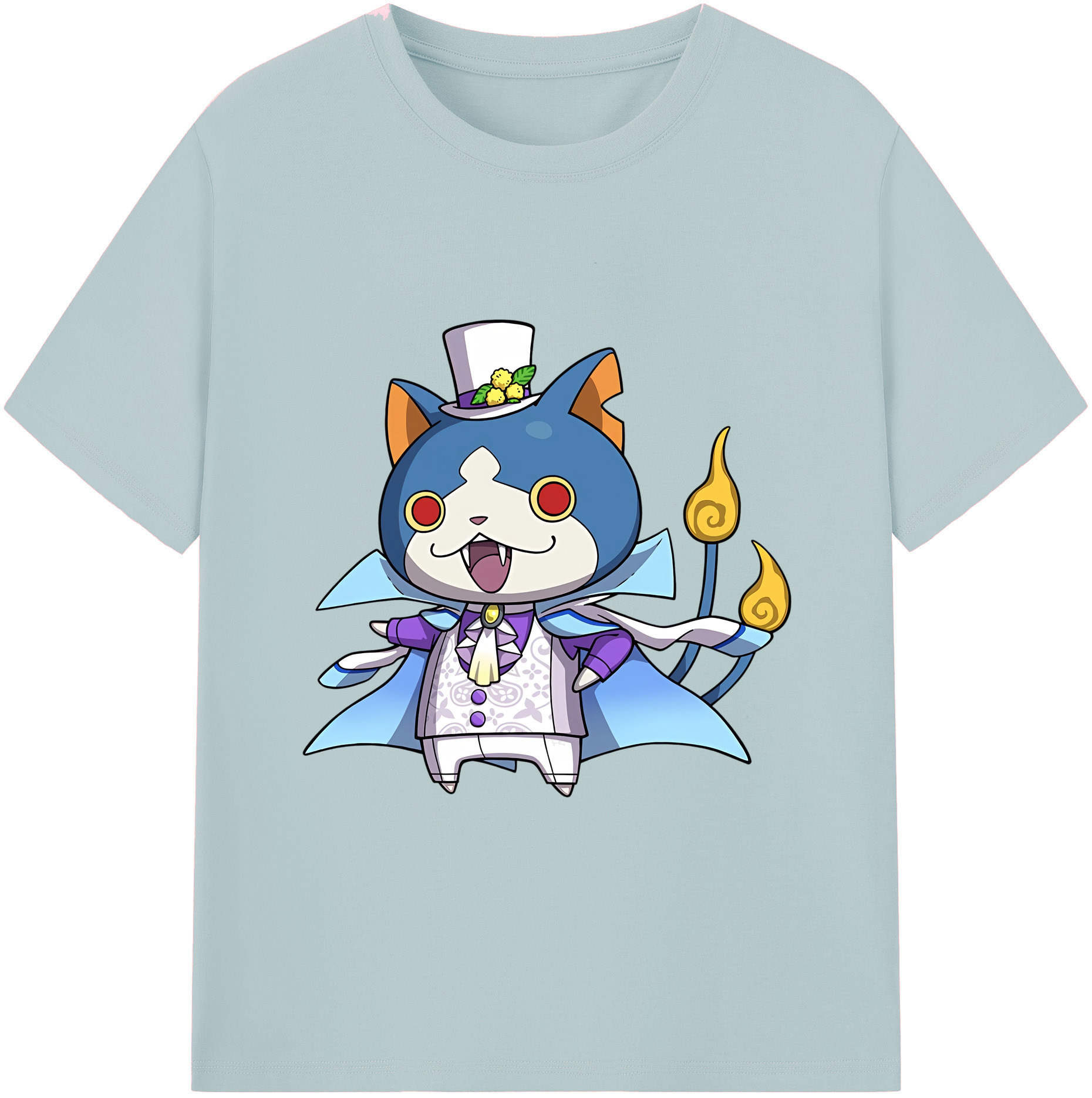 （画像用） 妖怪ウォッチ Yo-kai Watch 綿100％半袖Tシャツ（フロントプリント）